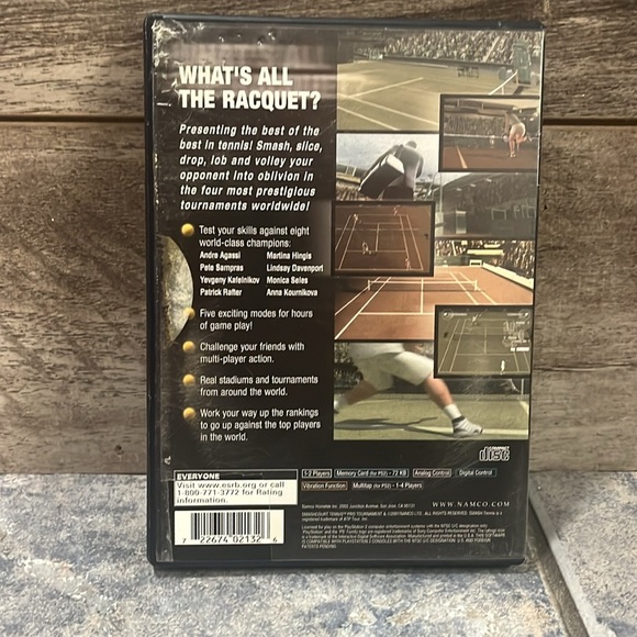 5 for $60 - Smash Court Tennis Pro Tournament for PlayStation 2 - Picture 4 of 4